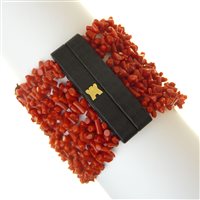 Pulsera Rajola in Piedras semipreciosas Corallo 54-159-1018
